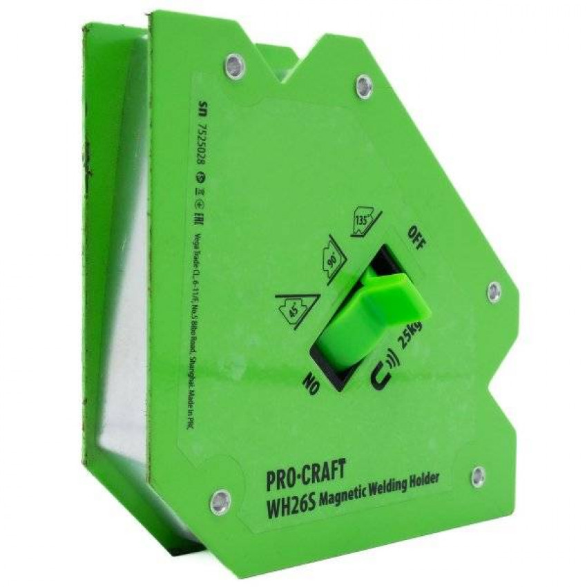 Магнітний кутник для зварювання Procraft WH26S-WH26S