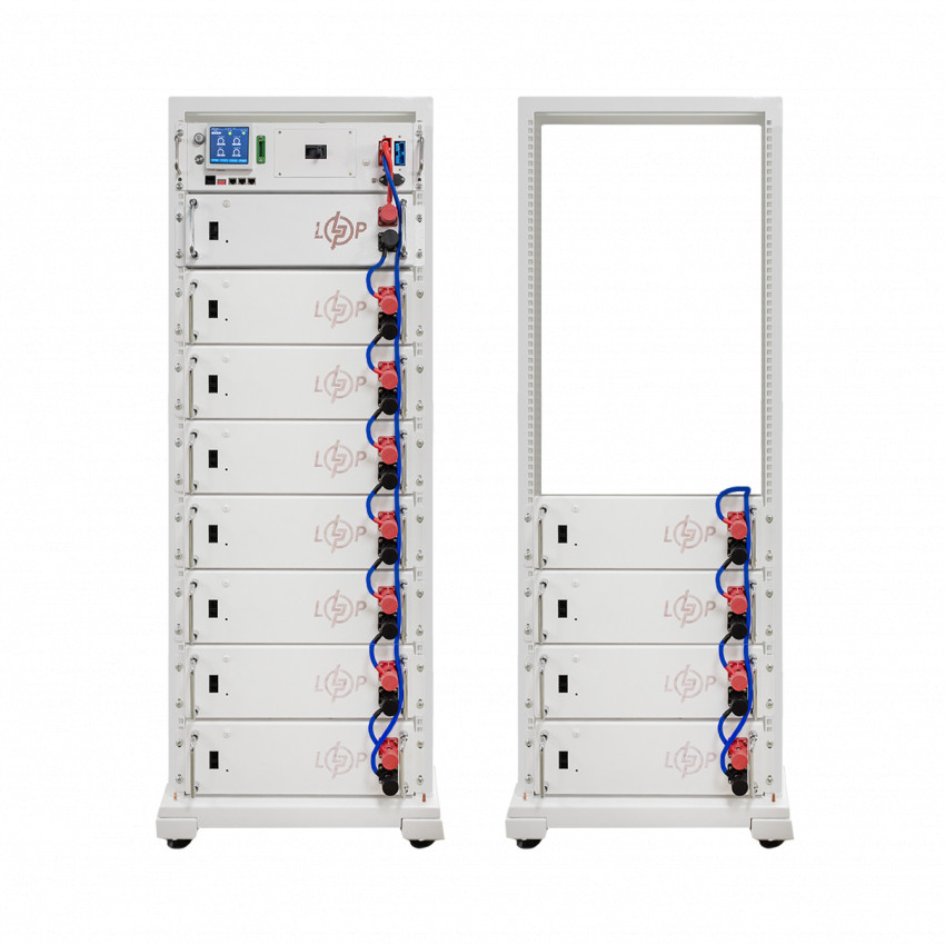 Акумулятор LP LiFePO4 Battery HVM 614,4V 100Ah (61440 Wh) BMS 160А P AB Lrack white-
