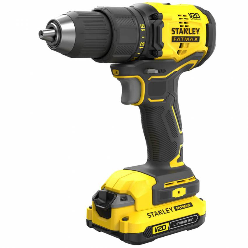 Дриль-шурупокрут безщітковий акумуляторний STANLEY FATMAX SBD710M2K-SBD710M2K