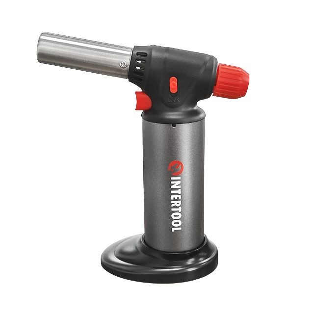 Пальник газовий заправний, п'єзорозпал, 1100 °C INTERTOOL GB-0009-GB-0009