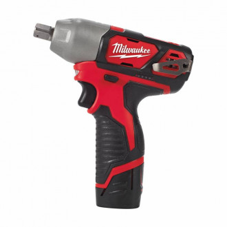 Гайкокрут акумуляторний 1/2&quot; MILWAUKEE, M12 BIW12-202C, 138Нм, ( зар.пристрій, 2 акум.Х 2Ач, кейс)