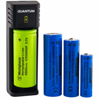 Зарядний пристрій Quantum QM-BC2010 для Li-ion 3.7V акум. 1-slot (USB)-[articul]