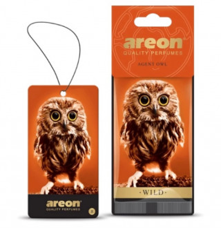 Ароматизатор Wild картонна підвіска Агент Сова (Agent Owl) Areon-[articul]