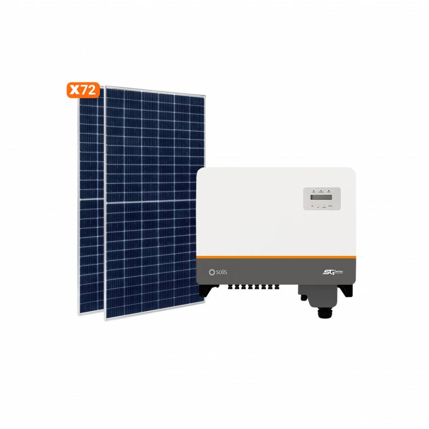 Сонячна електростанція (СЕС) 30 kW Solis GRID 3Ф (під зелений тариф)-