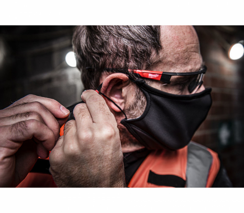 Маска на обличчя тканева MILWAUKEE L/XL (3ШТ) 4932478866-4932478866