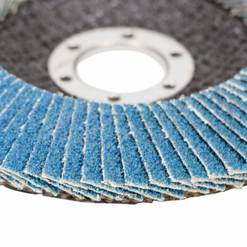 Коло пелюсткове торцеве Т29 (конічний) ZA Ø125мм P80 Sigma (9173541)-9173541