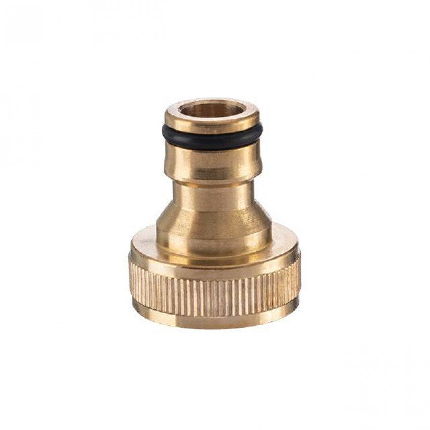 Адаптер латунний на конектор 1/2" з внутрішньою різьбою 3/4" STORM INTERTOOL GE-1208-GE-1208