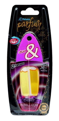 Ароматизатор Paloma DUO 5ml, CHERRY & BUBBLE GUM (підвіска з рідиною)-74006