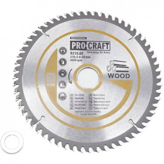 Пиляльний диск Procraft B210.60 60T (по дереву)-[articul]