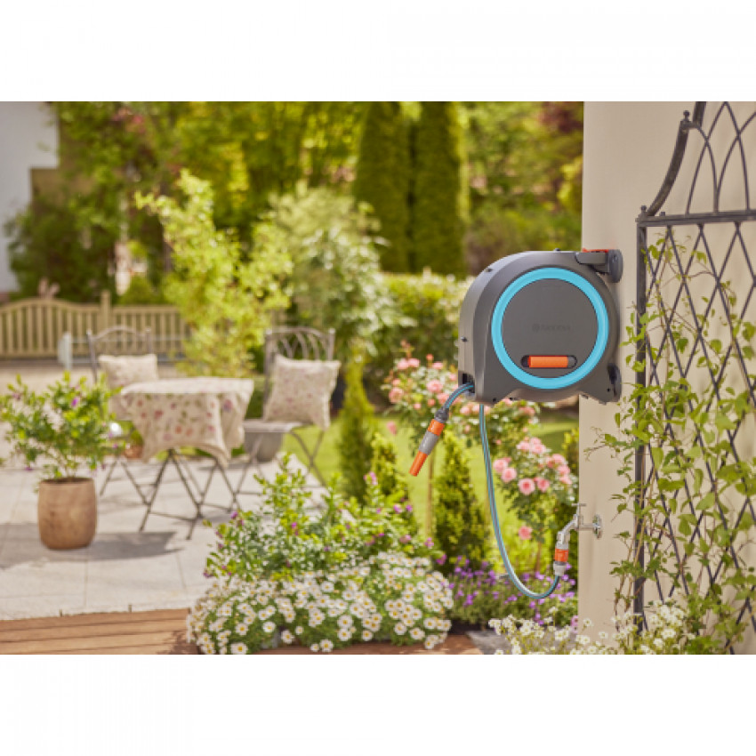 Котушка Gardena Dual Hose Box настінна та наземна 11 мм 25 м-18695-28.000.00