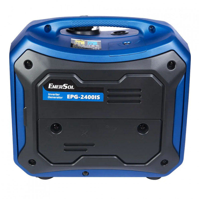 Генератор бензиновий EnerSol, інверторний, макс 2.4 кВт, двигун EnerSol ES-98G, ручний старт, вага 18,5 кг-EPG-2400IS