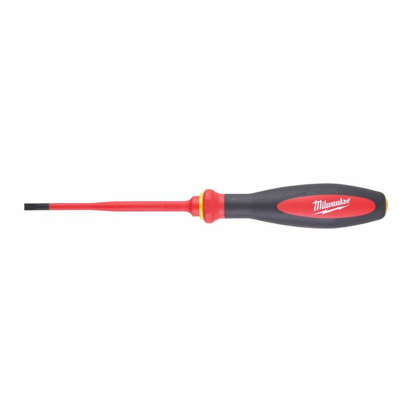 Викрутка VDE діелектрична тонка MILWAUKEE SL 0,8х4,0х100мм 2-4932471446