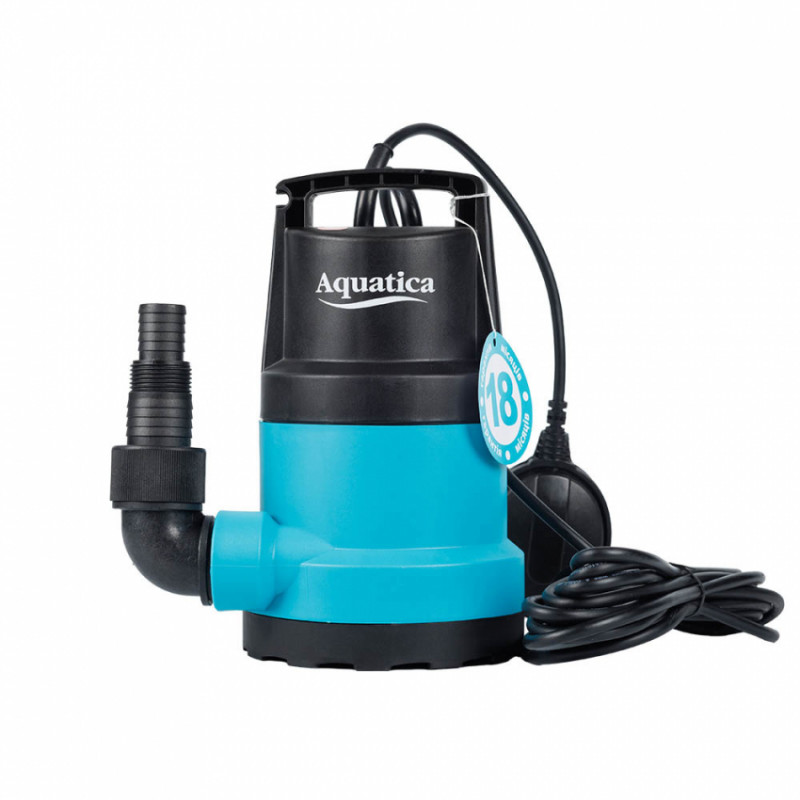 Насос дренажний садовий 0.45кВт Hmax 8м Qmax 150л/хв (част. до 5мм) AQUATICA (773123)-773123
