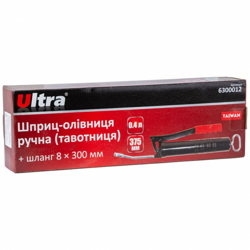 Шприц-маслянка ручна (тавотниця) 0.4л ULTRA (6300012)-6300012