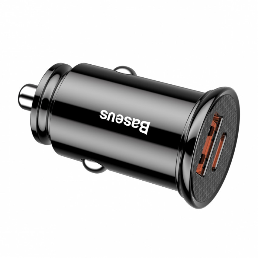 Автомобільний зарядний пристрій Baseus Circular A+C 30W PPS Car Charger Чорний (CCALL-YS01)-