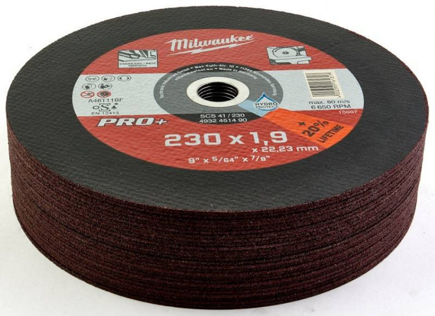 Диск відрізний MILWAUKEE, SCS 41/230х1,9 PRO, Ø230мм-4932451490
