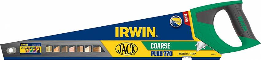 Ножівка по дереву 550мм 7T/8P поперечний грубий різ, IRWIN-10505211