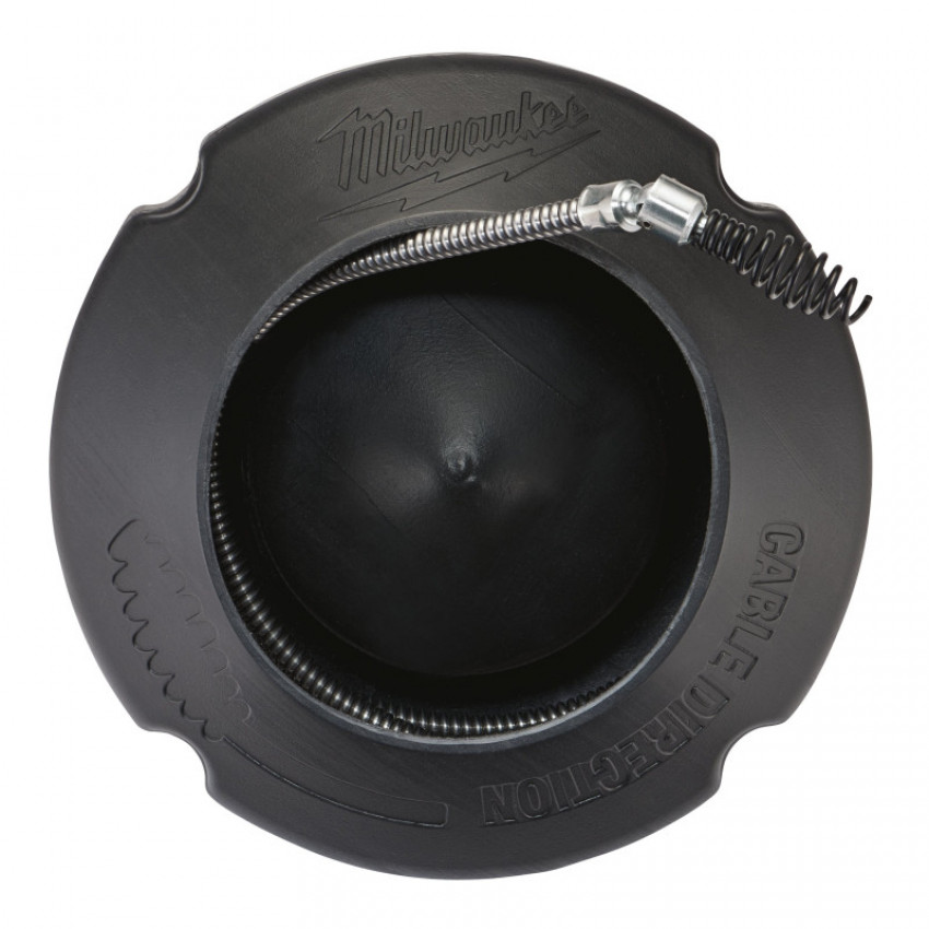 Тросик для прочищувальної машини 6мм x 7.6м spiral, pivot bulb auger + барабан-48532584