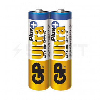 Батарейка GP ULTRA PLUS ALKALINE 1.5V 15AUPHM-2UE4 лужна, LR6, АА-[articul]