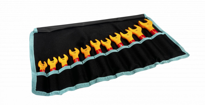 Набір ключів 11шт діелектричних в чохлі-V241-0111