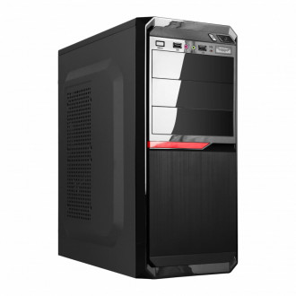 Комп'ютерний корпус LP 2111 без БП Black Case Chassis cover 2xUSB2.0, 1xUSB3.0-[articul]