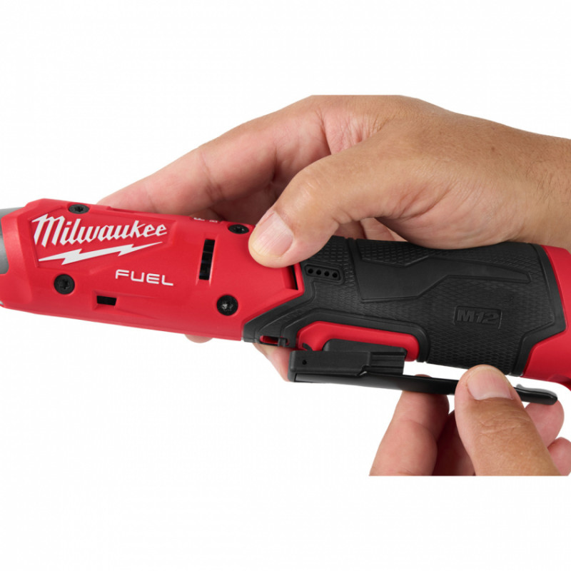 Гайковерт-трещітка кутовий компактний акумуляторний безщітковий 1/4'' MILWAUKEE, M12 FIR14G2-252B, 61Нм (зарядний пристрій С12,-4933498934