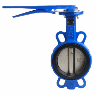 Затвор міжфланцевий «батерфляй» 4'' корпус чавун (GGG50) диск чавун (GGG50) EPDM PN16 FLORA (5080214)-[articul]