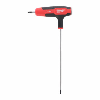 Ключ Г-образний TORX MILWAUKEE з комфортною ручкою, T15 з кулькою-[articul]