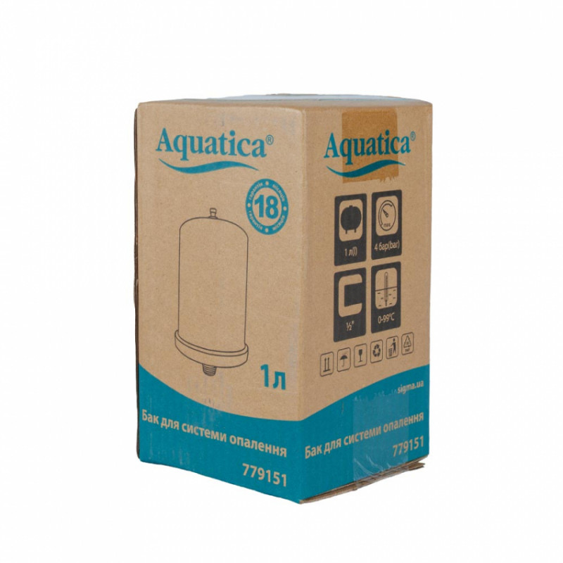 Бак для системи опалення циліндричний 1л AQUATICA (779151)-779151