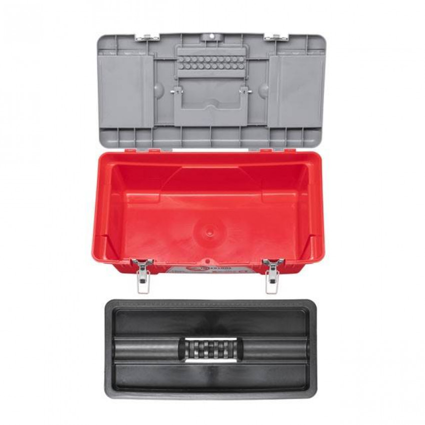 Ящик для інструментів з металевими замками 18" 480*250*230 мм INTERTOOL BX-0518-BX-0518