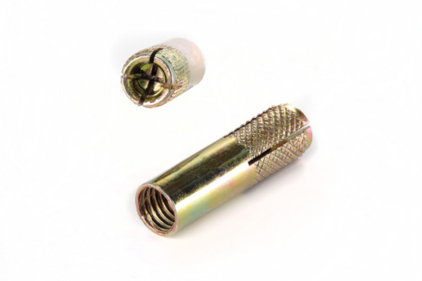 Дюбель забивний сталевий М6/8*25 цинк жовтий (ящ. 4000 шт.) APRO-TSR060825-C