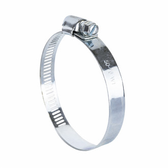 Хомут черв'ячний оцинкований 12,7 мм D50-76мм 10шт Grad (2511465)-[articul]