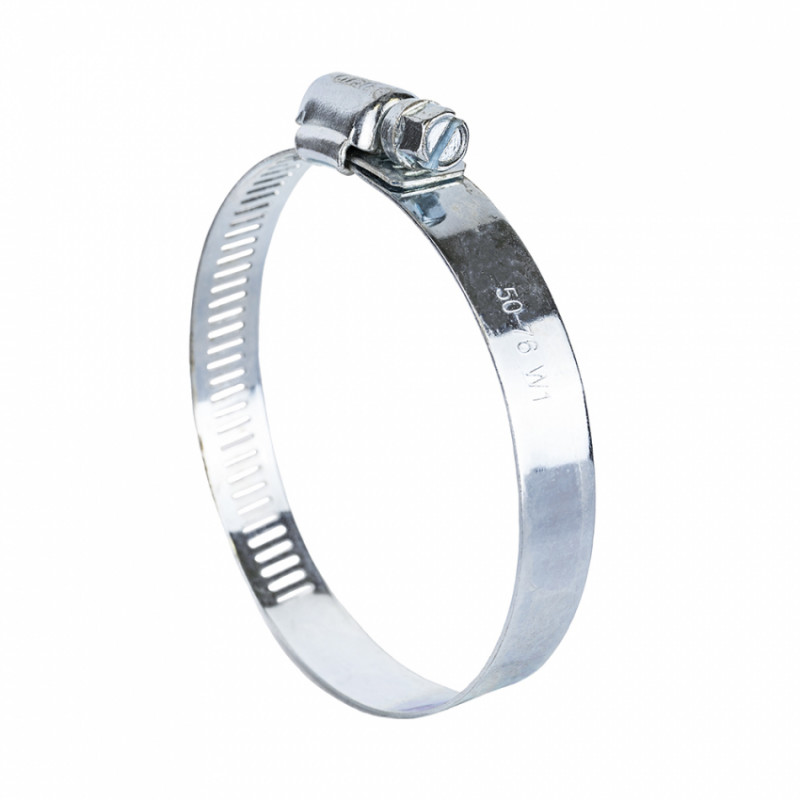 Хомут черв'ячний оцинкований 12,7 мм D50-76мм 10шт Grad (2511465)-2511465