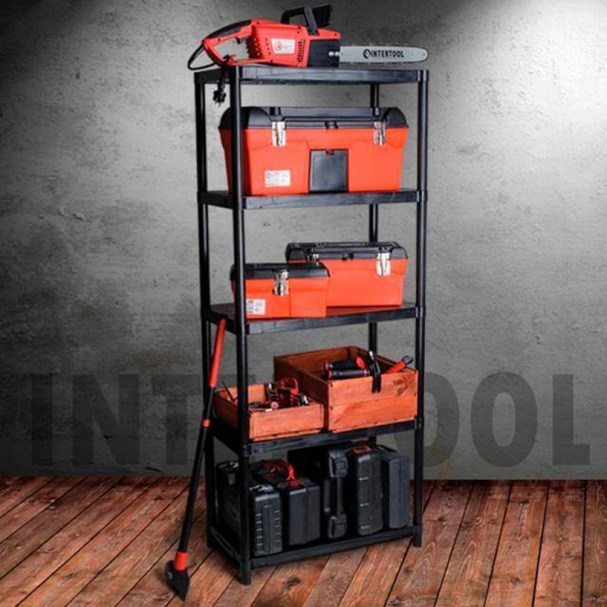 Стелаж 5 полиць, 28" 710*380*1713 мм INTERTOOL BX-7028-BX-7028