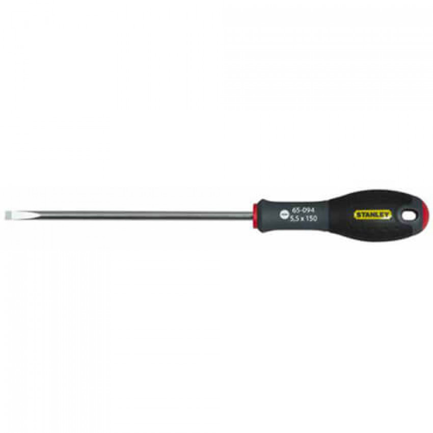 Викрутка STANLEY"FatMax", шліц SL3х100мм, паралельне жало.-0-65-008