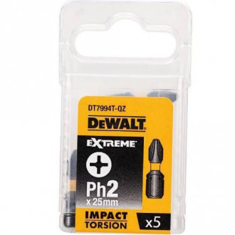 Набір біт IMPACT TORSION EXTREME, Philips, Ph2, L=25 мм, 5 шт