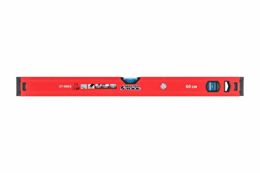 Рівень MASTERTOOL 60 см 2 капсули 0.5 мм/м фрезерована поверхня 37-0603-37-0603