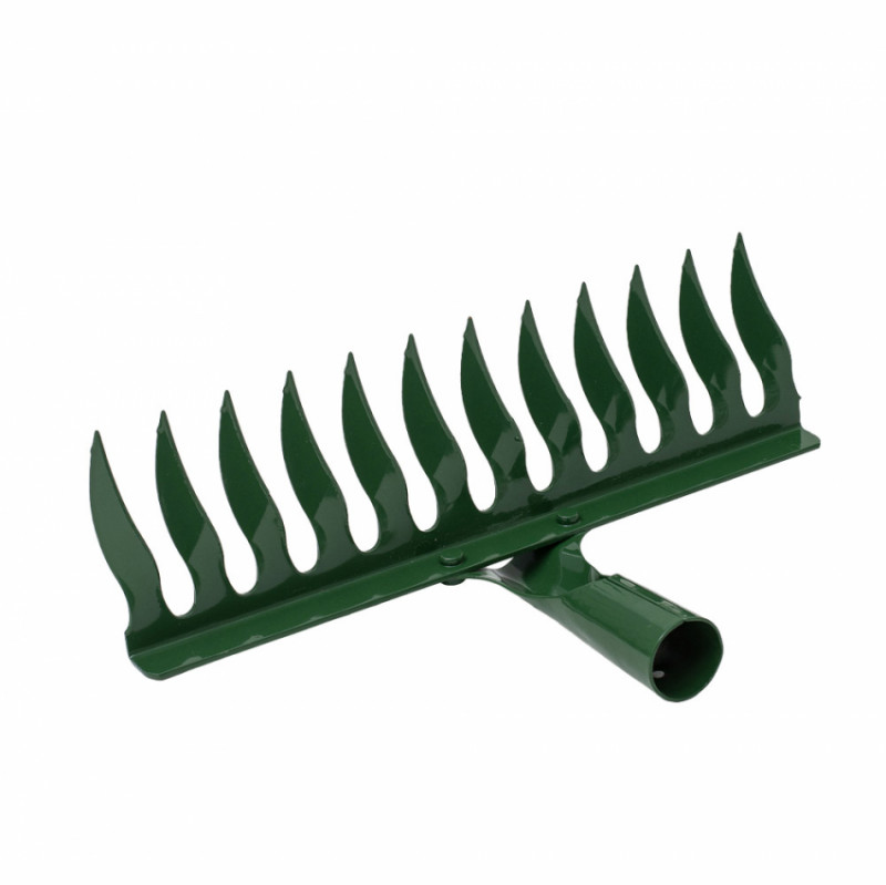 Граблі садові кручені 12 зубів 320×82мм заклепувальне кріплення GRAD (5051915)-5051915