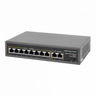 Комутатор мережевий POE GV-007-D-08+2P-[articul]