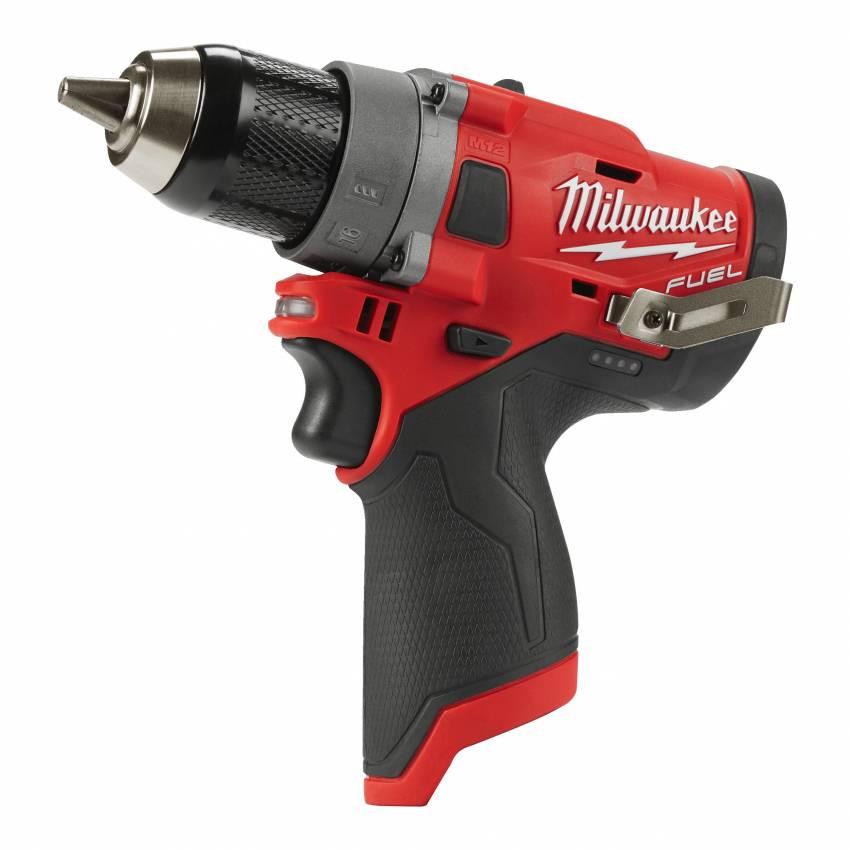 Дриль-шуруповерт акумуляторний MILWAUKEE, M12 FDD-202X, 37Нм (зарядний пристрій, 2 акум.Х 2Ач, HDкейс)-4933459816