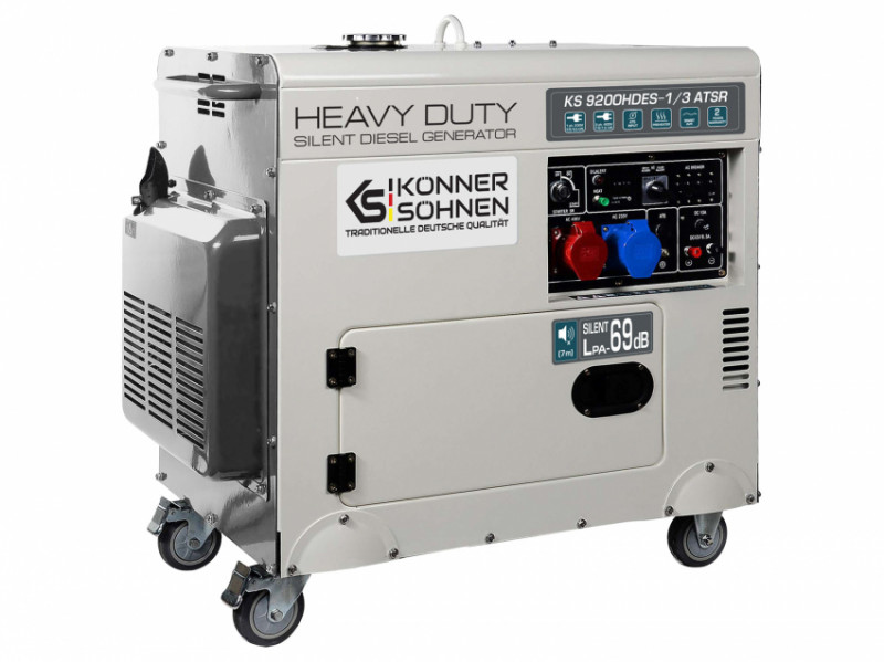 Дизельний генератор «Könner & Söhnen» KS 9200HDES-1/3 ATSR (EURO V)-KS 9200HDES-1/3 ATSR