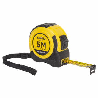 Рулетка shiftlock 5м * 19мм Sigma (3815051)-[articul]