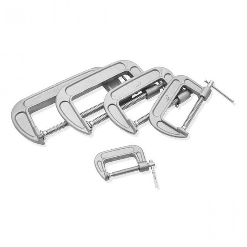 Струбцина тип "G" 3", 75 мм INTERTOOL HT-6015-HT-6015