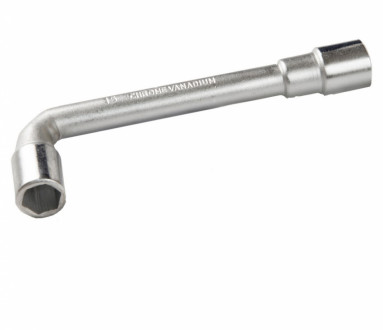 Ключ торцевий з отвором L-подібний MASTERTOOL 15 мм CRV 73-4015-[articul]