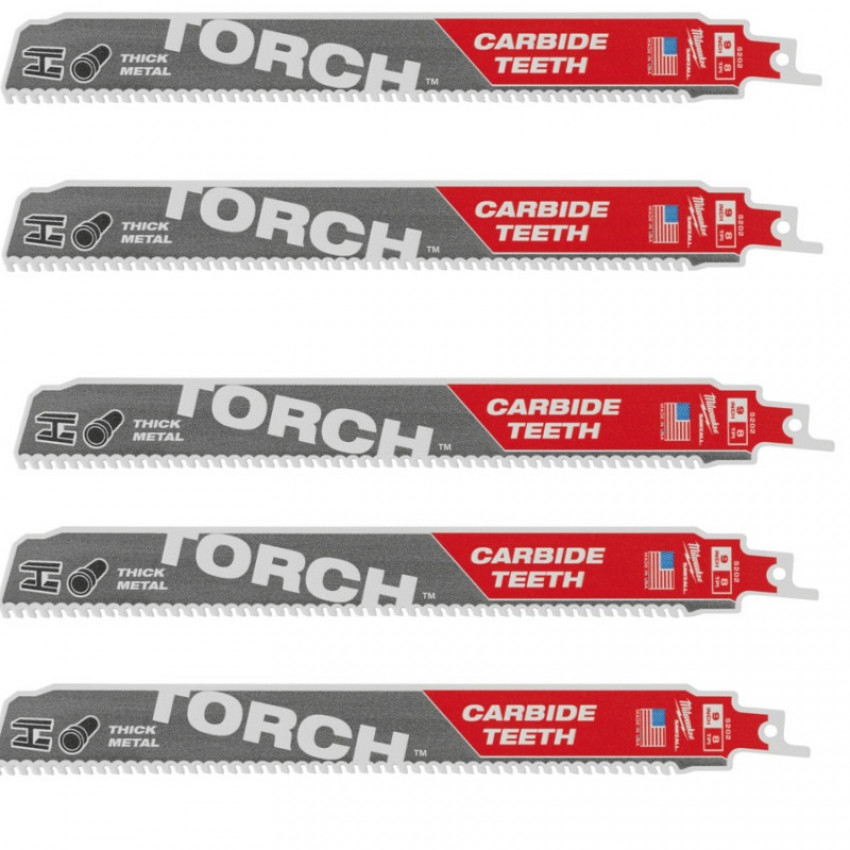 Полотно для шабельних пил TORCH CARBIDE MILWAUKEE, 230х3,1мм, (5шт), (метал)-48475502