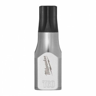 Головка торцева хромована 1/4'' MILWAUKEE з бітою TX BO, T60-[articul]