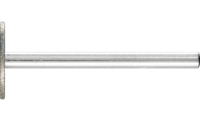 Шліфувальна головка алмаз. d-14*1мм, довж.- 35мм., хв.-3мм, D-64, DZY-N 14,0-1,0/3-4007220353264