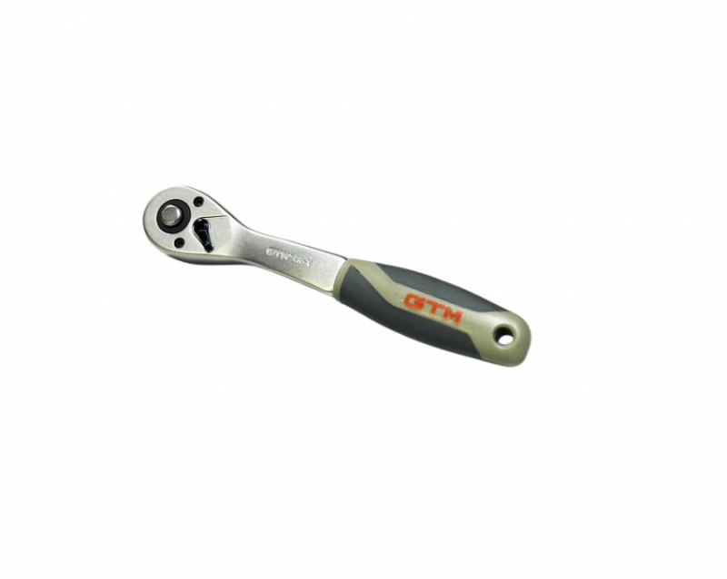 Трещітка 1/4" 72 зуба 150мм вигнута-R141501