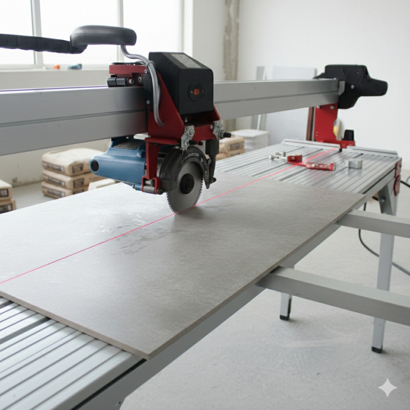 Електроплиткоріз 1800 мм 230В  довжина різу 1800 мм, автоматична подача-AL1801A