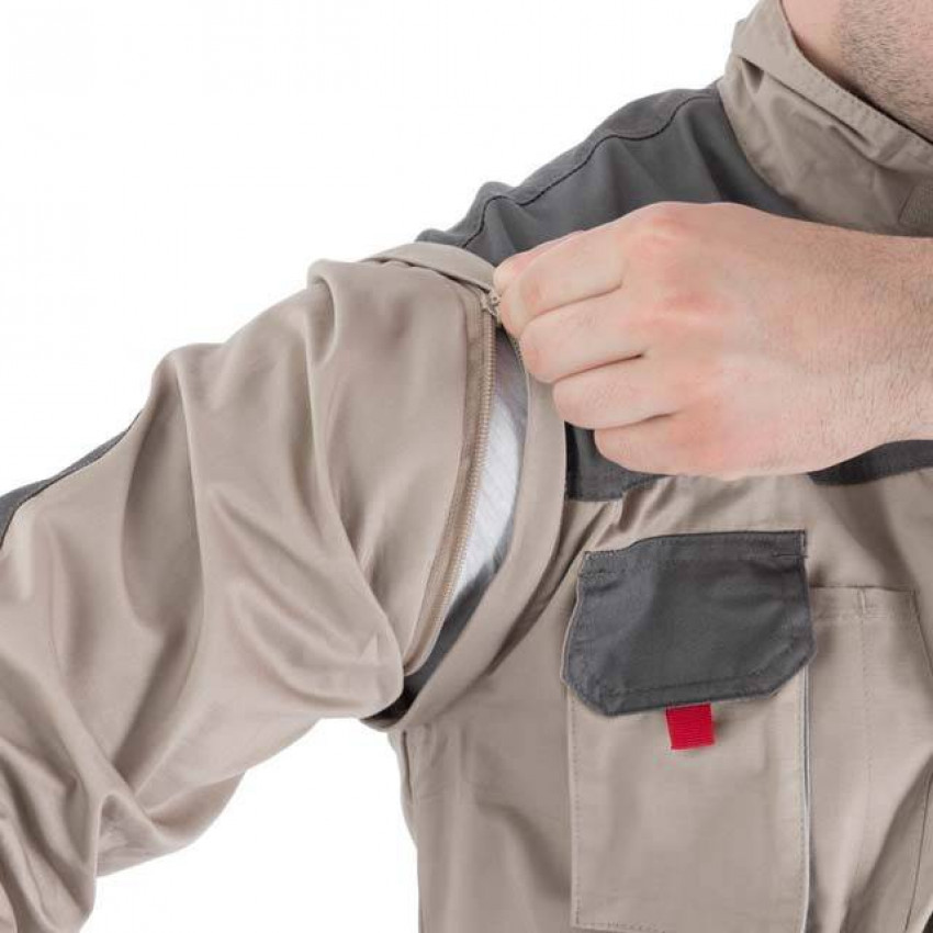 Куртка робоча 2 в 1, 100% бавовна, щільність 180 г/м², S INTERTOOL SP-3031-SP-3031